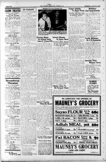 Historical Newspapers of South Carolina