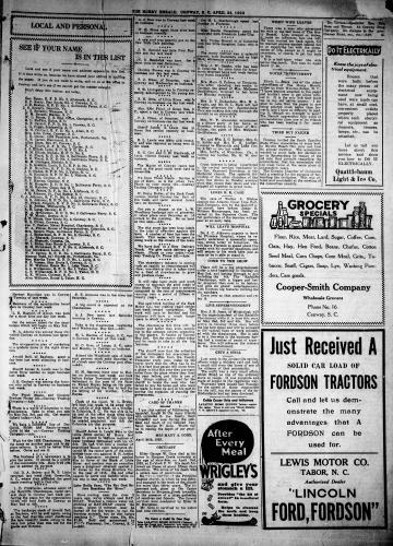 Historical Newspapers of South Carolina