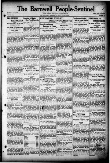 Historical Newspapers of South Carolina